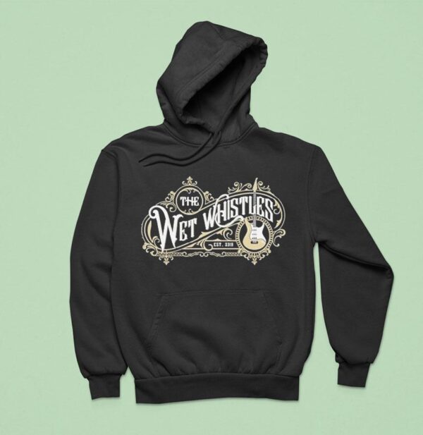 The Wet Whistles Est Guitar Logo Hoodie