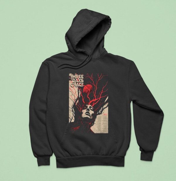 Three Days Grace Alienation Tour Dates Hoodie
