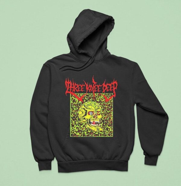 Three Knee Deep Speedin Skull Hoodie