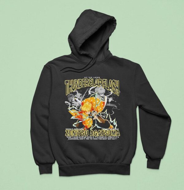 Thunderclap Flash Zenitsu Agatsuma After Love Hoodie