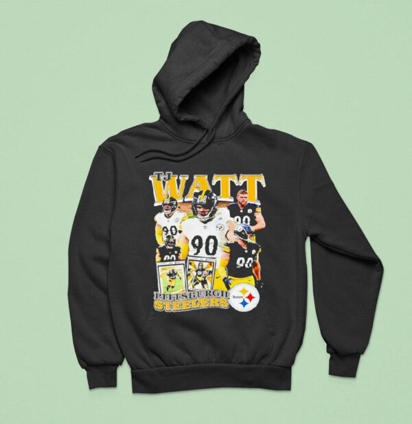 Tj Watt Pittsburgh Slers Football Logo Hoodie