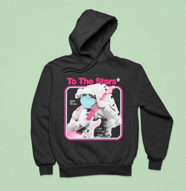 To The Stars Bringing You The Future Astro Strat Guitar Rock Hoodie