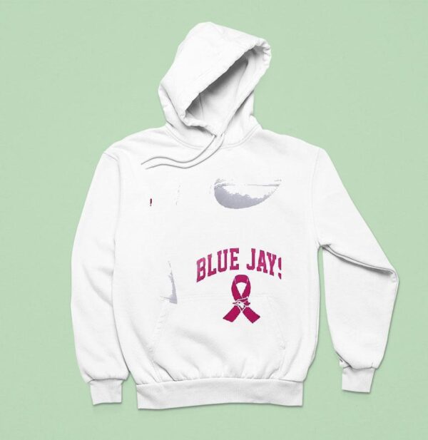 Toronto Blue Jays Mlb Breast Cancer Awareness Hoodie