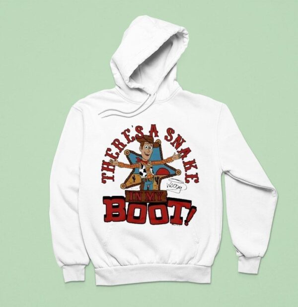 Toy Story Woody There S A Snake In My Boot Retro Movie Hoodie