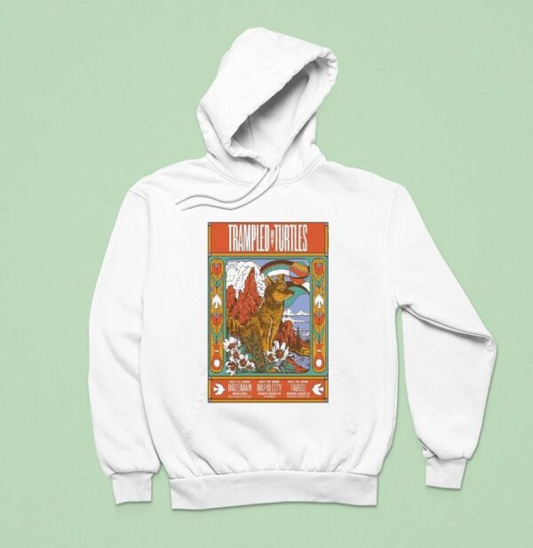 Trampled By Turtles Rapid City South Dakota July Wolf Hoodie