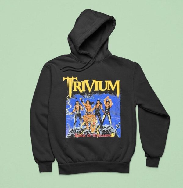 Trivium Kings Of Streaming Tiger Hoodie