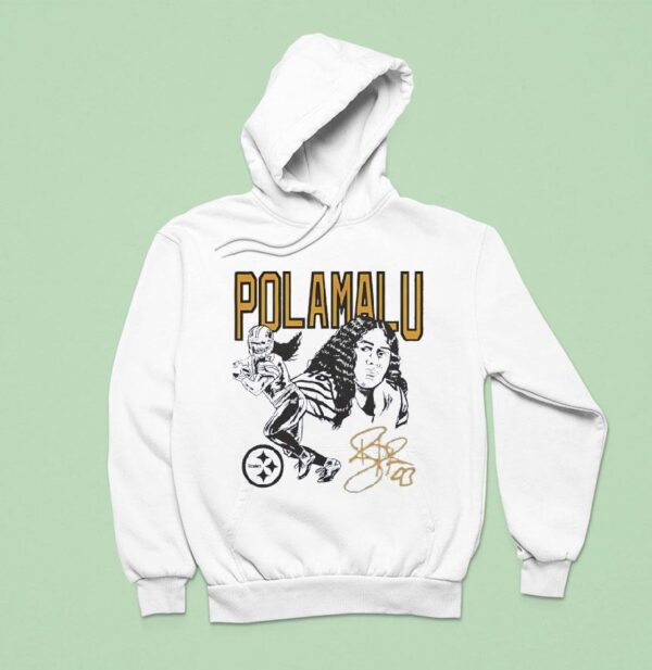 Troy Polamalu Pittsburgh Slers Signature Hoodie