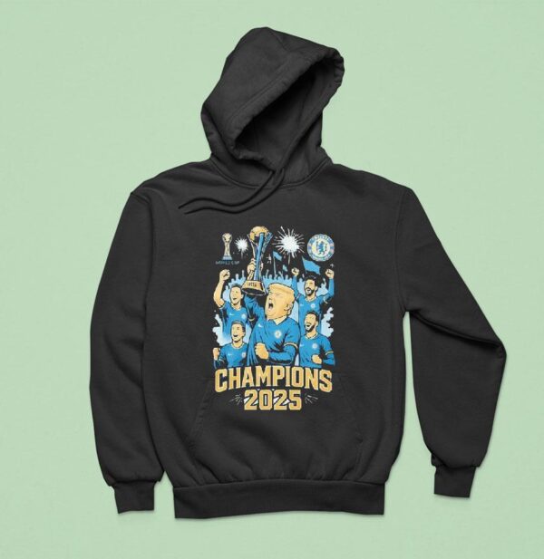 Trump And Chelsea Football Team Championship Trophy Hoodie
