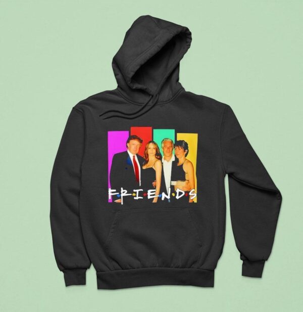 Trump And Epstein Friends Parody Hoodie