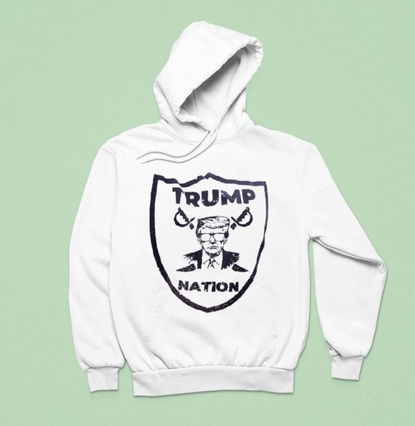 Trump Nation Style Las Vegas Raiders Logo Parody Hoodie