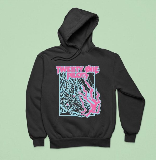 Twenty One Pilots Trash Flames Band Hoodie