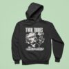 Twin Tribes Unraveled Rose Hoodie