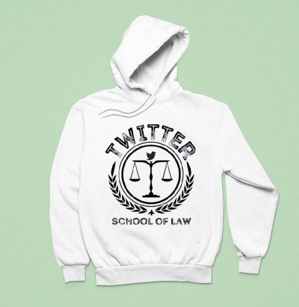 Twitter School Of Law Logo Hoodie