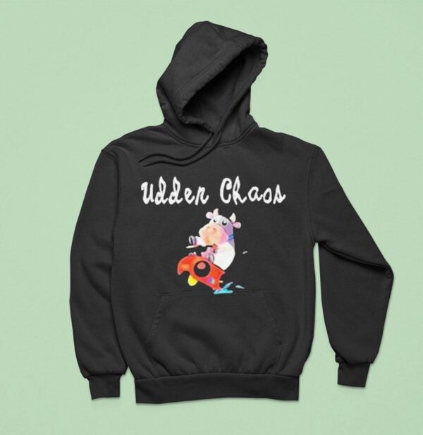 Udder Chaos Cow Hoodie