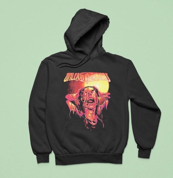 Unleash The Archers European Face Melt A Thon Tour Hoodie