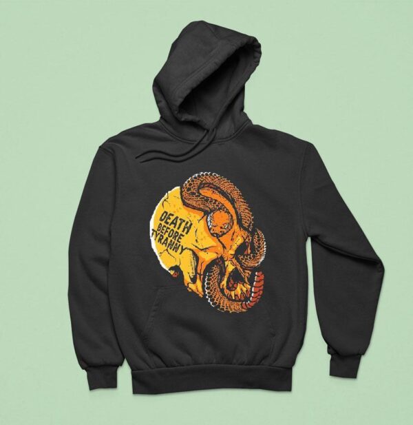Venom Valor Death Before Tyranny Skull Snake Hoodie