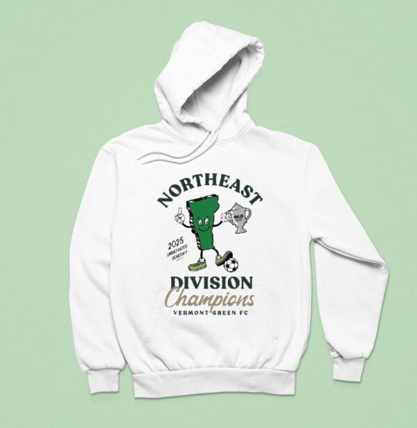 Vermont Green Fc Division Northeast Undefeated Season Champions Hoodie