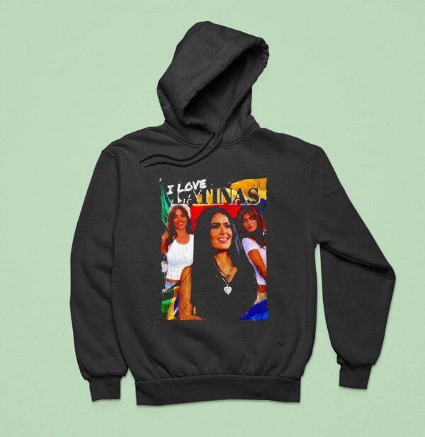 Vintage Og Three I Love Latinas Hoodie