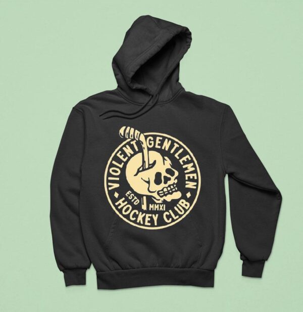 Violent Gentlemen Hockey Club Headache Skull Hoodie