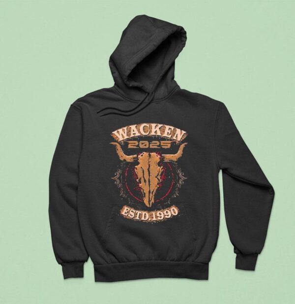 Wacken Open Air Festival From July To August In Schleswig Holstein Germany Rock Hoodie