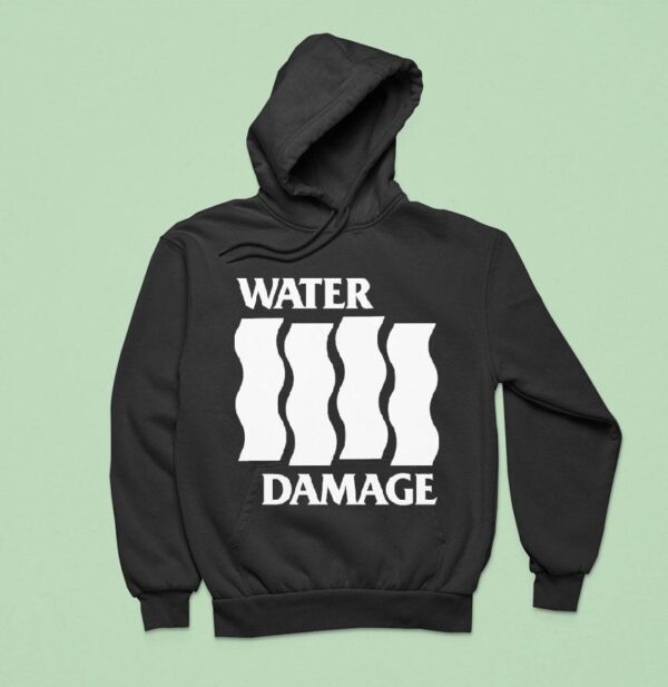 Water Damage Flowing Water Hoodie