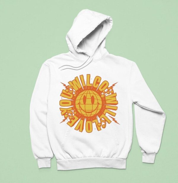 Wilco Will Love You Smiley Globe Hoodie
