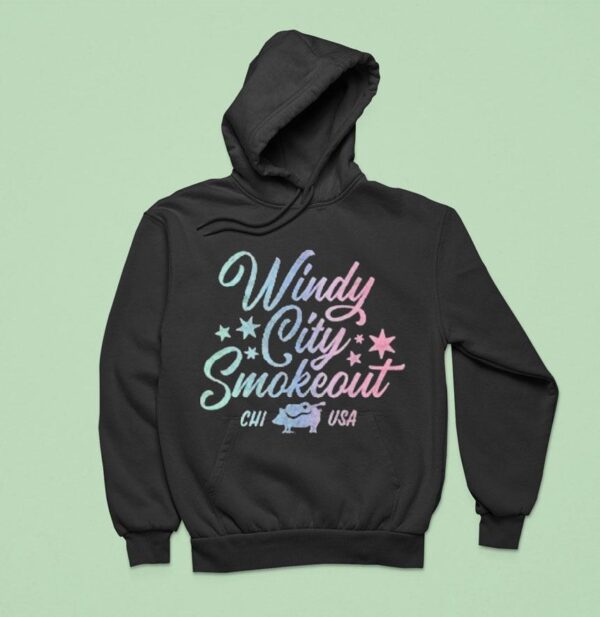 Windy City Smokeout Chi Usa Rainbow Hoodie