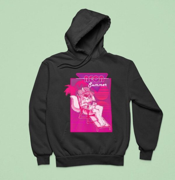 Wolf Neon Summer Hoodie