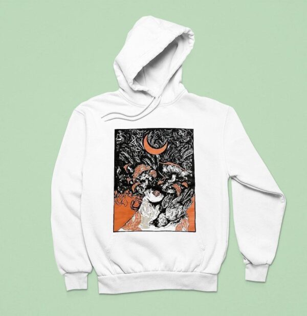 Wolfskulljack Mushroom Moon Hoodie