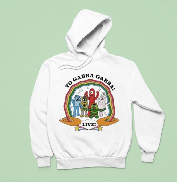 Yo Gabba Gabba Under The Rainbow Live Hoodie