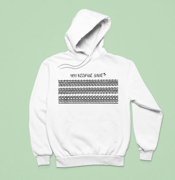 You Keep Me Sane Fuck This Shit Hidden Message Hoodie