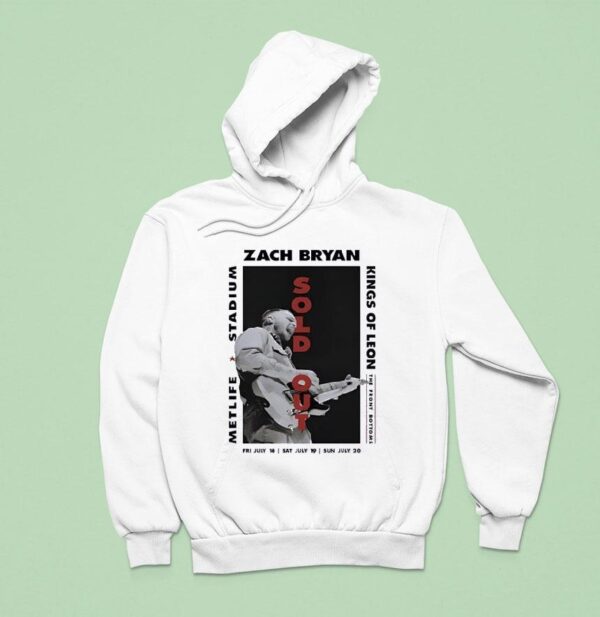 Zach Bryan Metlife Stadium Kings Of Leon Hoodie