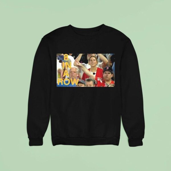 In A Row He Knew Boston Red Sox Win Sweatshirt