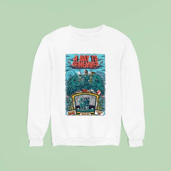 A Day To Remember Warped Tour July Long Beach Ca Show Sweatshirt