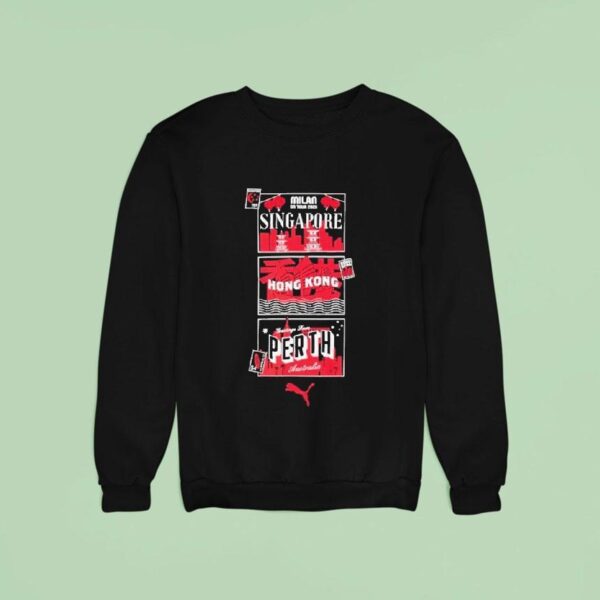 Ac Milan Tour Puma Sweatshirt