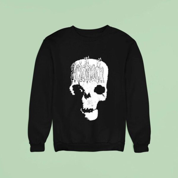 Acid Bath Alien Skull Let The Blackness Roll On Sweatshirt