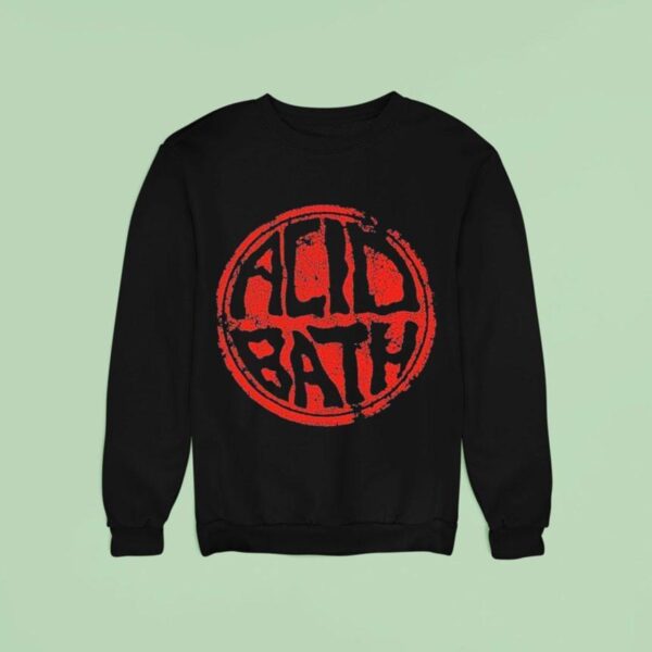 Acid Bath Worn N Torn Logo Sweatshirt