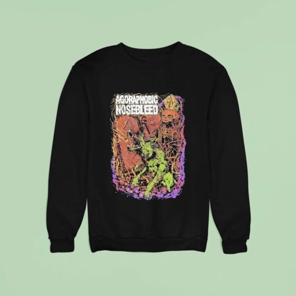 Agoraphobic Nosebleed Dog Sweatshirt