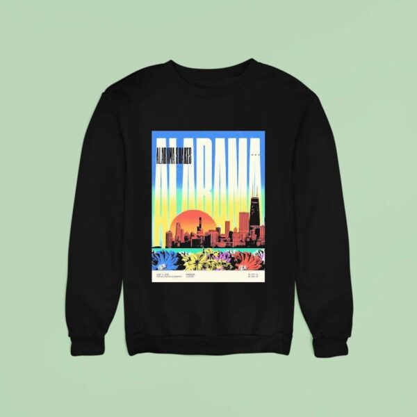Alabama Shakes Chicago Illinois Diptych At The Salt Shed Outdoors On July Sweatshirt