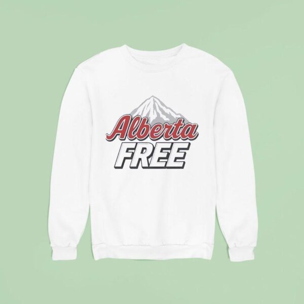 Alberta Free Beer Drinking Humor Sweatshirt