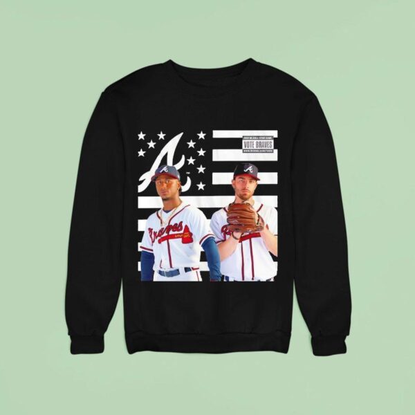 Albies And Swanson Outkast Stankonia Vote Braves Sweatshirt