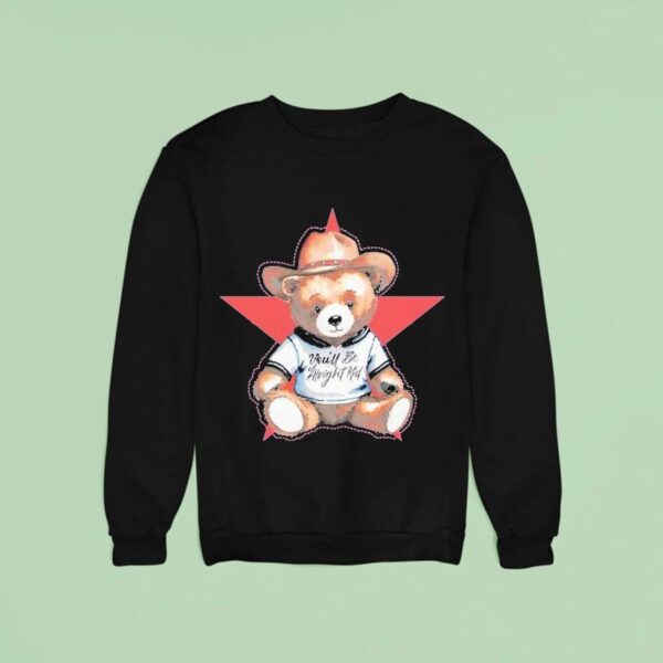 Alex Warren You Ll Be Alright Kid Teddy Cowboy Star Sweatshirt