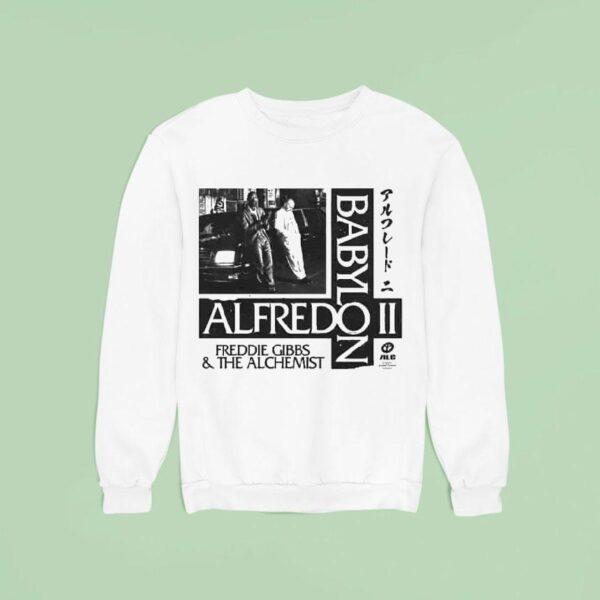 Alfredo Ii Babylon By Freddie Gibbs X The Alchemist Exclusive Tokyo Noir Inspired Album Sweatshirt