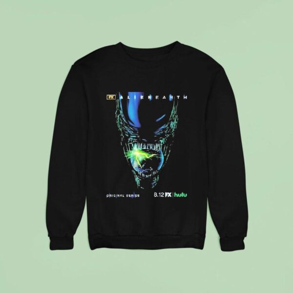 Alien Earth Series Premiering In Hulu On August Sweatshirt