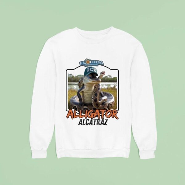 Alligator Alcatraz Florida Welcomes You Gator Sweatshirt