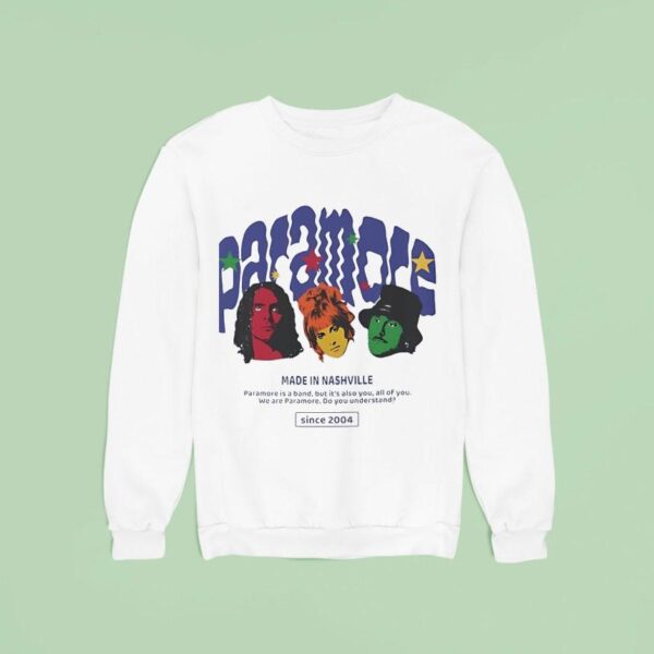 American Rock Band Paramore Made In Nashville Since Sweatshirt