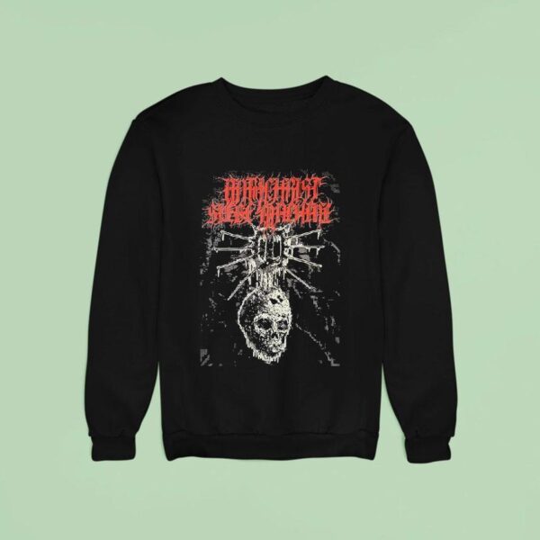 Antichrist Siege Machine Knife Skull Sweatshirt
