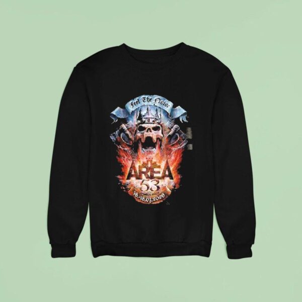 Area Festival Skull Crown Flame Artwork With In Austria July Sweatshirt