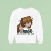 Asuka Langley Soryu Defund The Irs Middle Finger Sweatshirt