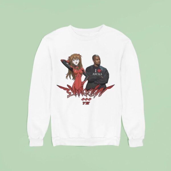 Asuka Langley Soryu X Kanye West I Love Asuka Ye Sweatshirt